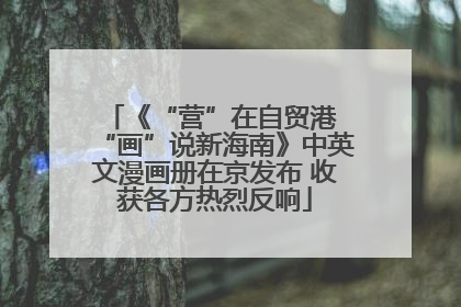 《“营”在自贸港 “画”说新海南》中英文漫画册在京发布 收获各方热烈反响