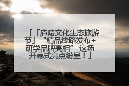 「庐陵文化生态旅游节」“精品线路发布+研学品牌亮相” 这场开幕式亮点纷呈！