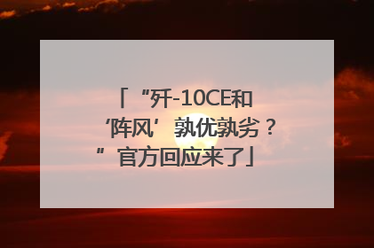 “歼-10CE和‘阵风’孰优孰劣？”官方回应来了