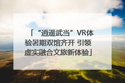 “逍遥武当”VR体验暑期双馆齐开 引领虚实融合文旅新体验