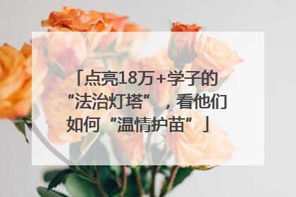 点亮18万+学子的“法治灯塔”，看他们如何“温情护苗”
