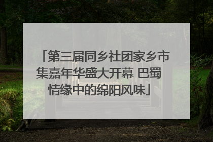 第三届同乡社团家乡市集嘉年华盛大开幕 巴蜀情缘中的绵阳风味