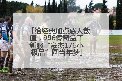 给经典加点感人数值，996传奇盒子新服“豪杰176小极品”圆当年梦