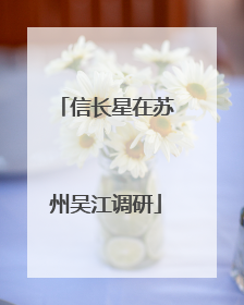 信长星在苏州吴江调研