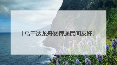乌干达龙舟赛传递民间友好