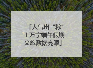 人气出“粽”！万宁端午假期文旅数据亮眼