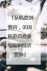 从机票到客房，美国旅游消费萎缩敲响经济警钟