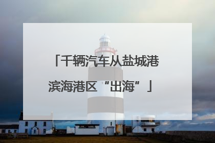 千辆汽车从盐城港滨海港区“出海”