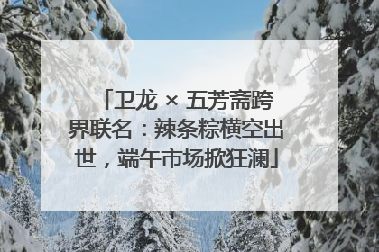卫龙 × 五芳斋跨界联名：辣条粽横空出世，端午市场掀狂澜