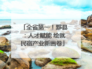 全省第一！黟县：人才赋能 绘就民宿产业新画卷