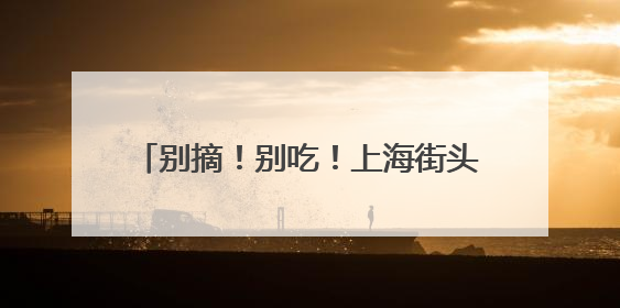 别摘！别吃！上海街头大量出现“红果果”，很多人忍不住了……
