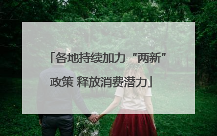 各地持续加力“两新”政策 释放消费潜力