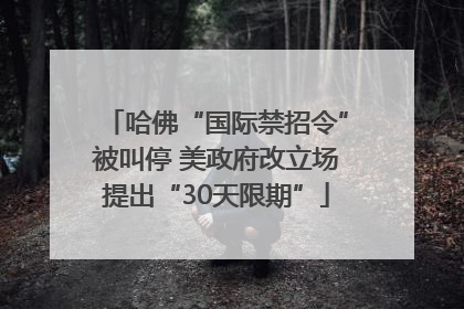 哈佛“国际禁招令”被叫停 美政府改立场提出“30天限期”