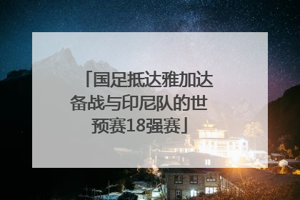 国足抵达雅加达备战与印尼队的世预赛18强赛
