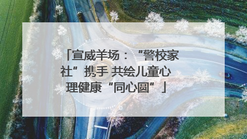 宣威羊场：“警校家社”携手 共绘儿童心理健康“同心圆”