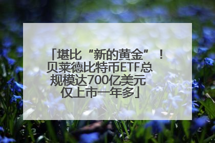 堪比“新的黄金”！贝莱德比特币ETF总规模达700亿美元 仅上市一年多