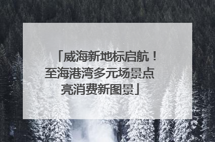 威海新地标启航！至海港湾多元场景点亮消费新图景
