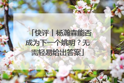 快评丨杨瀚森能否成为下一个姚明？无需轻易给出答案