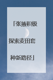 张掖积极探索麦田套种新路径