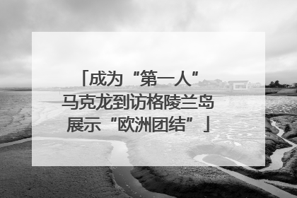 成为“第一人” 马克龙到访格陵兰岛展示“欧洲团结”