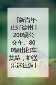 新青年·更好德州丨200辆公交车、800辆出租车集结，护送乐迷往返