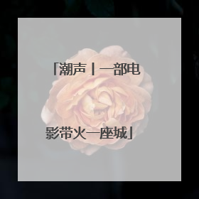 潮声丨一部电影带火一座城