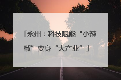 永州：科技赋能“小辣椒”变身“大产业”