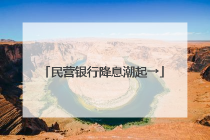 民营银行降息潮起→