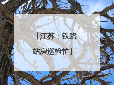 江苏：铁路站房巡检忙