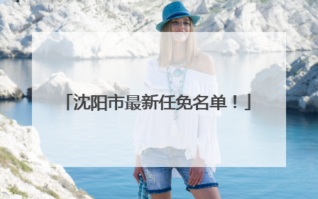 沈阳市最新任免名单！