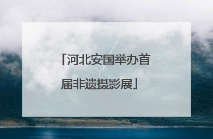 河北安国举办首届非遗摄影展