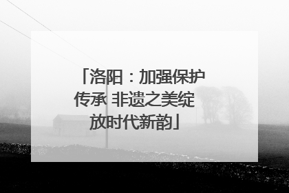洛阳：加强保护传承 非遗之美绽放时代新韵