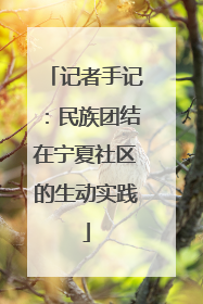 记者手记：民族团结在宁夏社区的生动实践