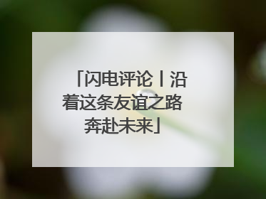 闪电评论丨沿着这条友谊之路奔赴未来