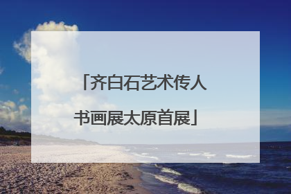 齐白石艺术传人书画展太原首展