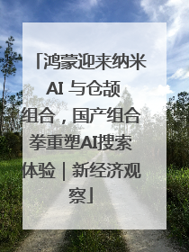 鸿蒙迎来纳米 AI 与仓颉组合，国产组合拳重塑AI搜索体验｜新经济观察