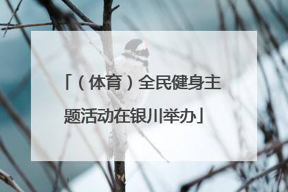 （体育）全民健身主题活动在银川举办