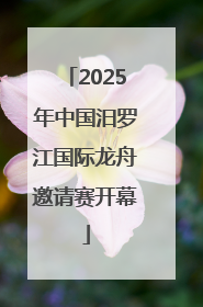2025年中国汨罗江国际龙舟邀请赛开幕