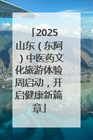 2025山东（东阿）中医药文化旅游体验周启动，开启健康新篇章